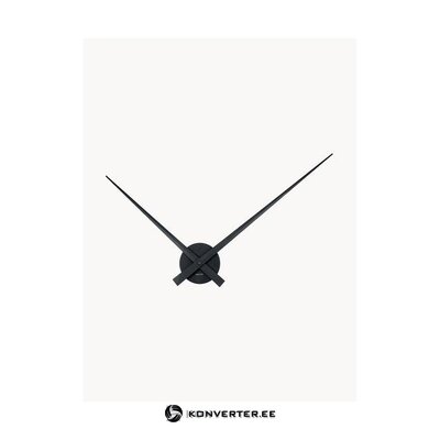 Black Design Wall Clock Little Big Time (Karlsson)