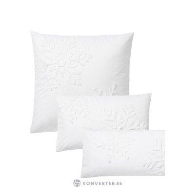 Puuvillainen tyynyliina valkoisella kuviolla (vidal) 65x65