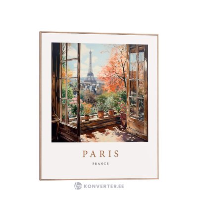 Seinapilt After Summer Paris (Orange Wallz) 40x50