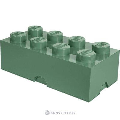 Roheline Legokast Brick Eight (Yamann)