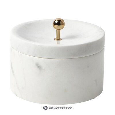 Marmorinen kansikorurasia (selina), jossa kosmeettisia virheitä.