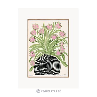 Seinaposter Tulips (Poster and Frame) 30x40