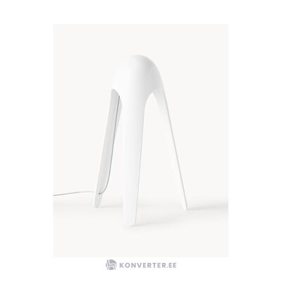 Valkoinen design led-pöytävalaisin cyborg (martinelli luce) kauneusvirheellä