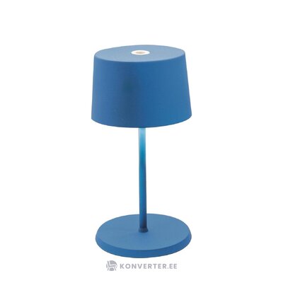 Sininen led-pöytälamppu olivia (zafferano)