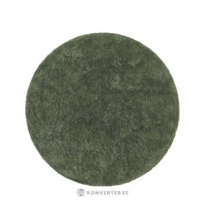 Vihreä pörröinen pyöreä matto (leighton)d=200