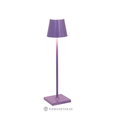 Violetti led-pöytävalaisin boltina pro micro (zafferano)