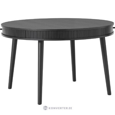 Musta pyöreä design-ruokapöytä (calary)