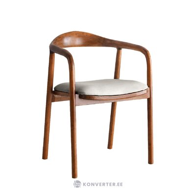 Ruskea design-tuoli (gaspard)