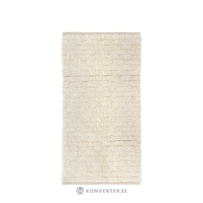 Vaalean beige pörröinen matto (octavia) 80x150