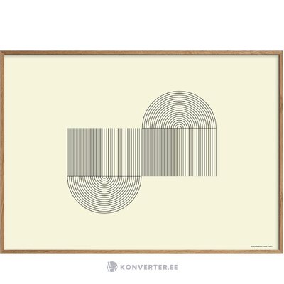 Seinäkuvan viivat ja muodot (noviisi) 50x70
