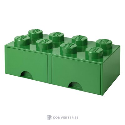 Roheline laste mänguasjade kast (brick ocho) iluvigadega