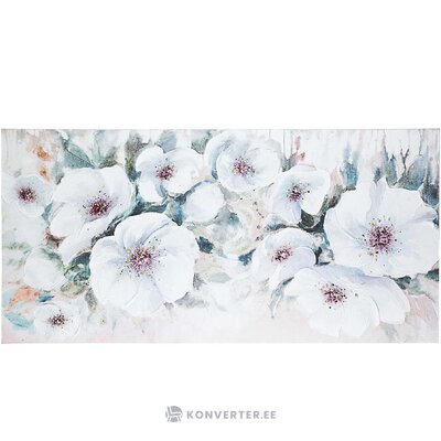 Seinapilt (Grey Flowers) 70x140