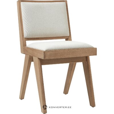 Medžio masyvo dizaino kėdė (sissi) mažas grožio trūkumas