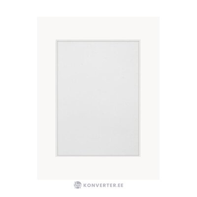 Valkoinen kuvakehyskehys (paperikollektiivi) 50x70 kosmeettisia vikoja.