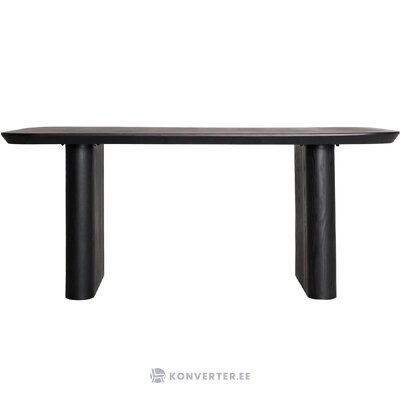 Musta massiivipuinen ruokapöytä (rognes) 95x180