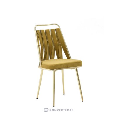 Sinapinkeltainen design-tuoli (Cyrielle)