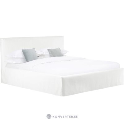 Valkoinen sänky (höyhen) 180x200