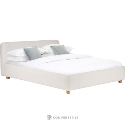Pehmustettu beige sänky (serena) 160x200