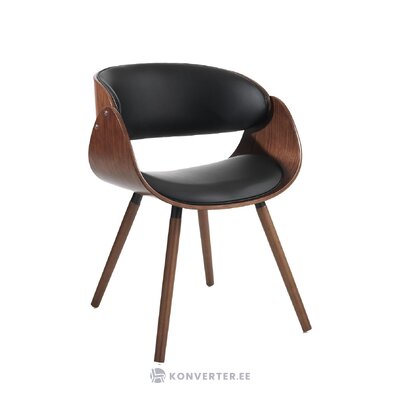 Ruskeanmusta design-tuoli evo (tomasucci) kauneusvirheellä