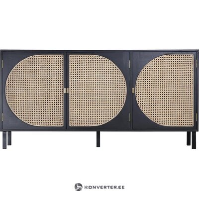 Musta ja ruskea designkaappi lizzie (hkliving), jossa kauneusvirheitä