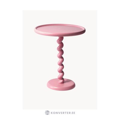 Pink design coffee table twister (pols potten) with a cosmetic flaw