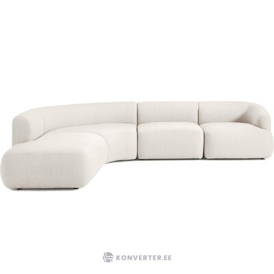 Kermanvärinen kulmasohva (sohva)