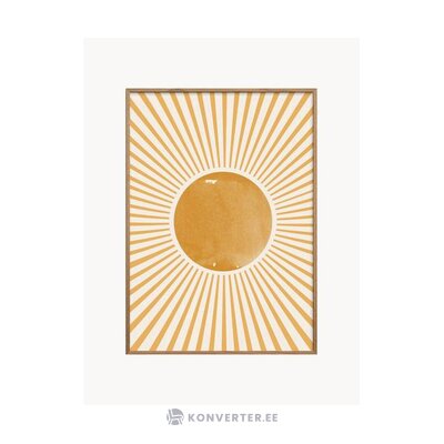 Seinapilt Boho Sun (Poster and Frame)