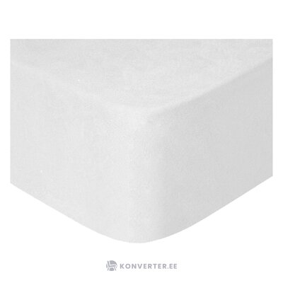 Valkoinen puuvillalakana joustavalla valkoisella (creare &amp; sourcing) 90x200