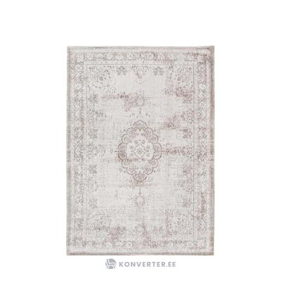 Vaaleanharmaa vintage-tyylinen mattomedaljonki (louis de poortere) 170x240