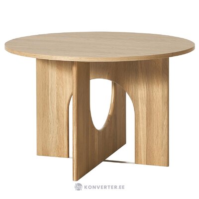 Helepruun Ümmargune Söögilaud (Apollo) d=120