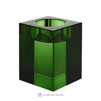 Roheline Küünlajalg Crystal Block Emerald (Miloo Home)