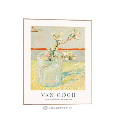 Seinapilt Vase With Almond Blossom (Orange Wallz) 40x50