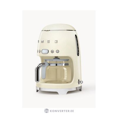 Beige suodatinkahvinkeitin 50-luvun tyyliin (smeg)