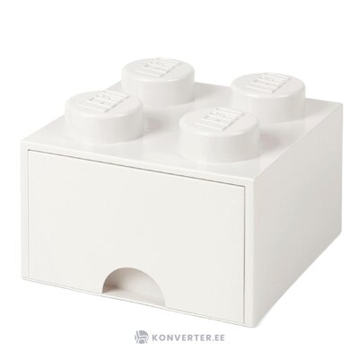 Valge Legokast Brick Four (Room Copenhagen)