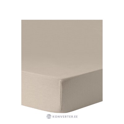 Tumman beige pellavalakana joustavalla (ilmava) 200x200