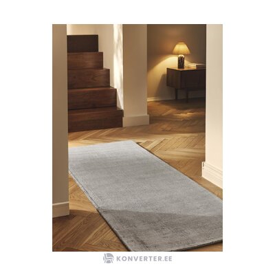 Grey viscose carpet (jane)80x250