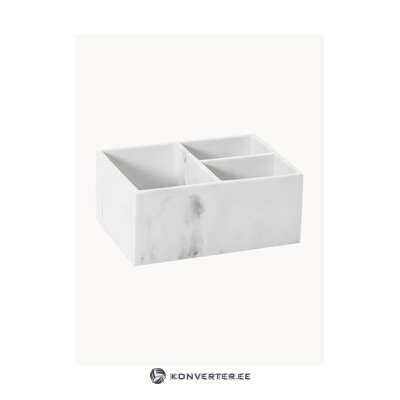 Коробка для хранения косметики из мрамора Karla (Andrea House) с косметическим дефектом