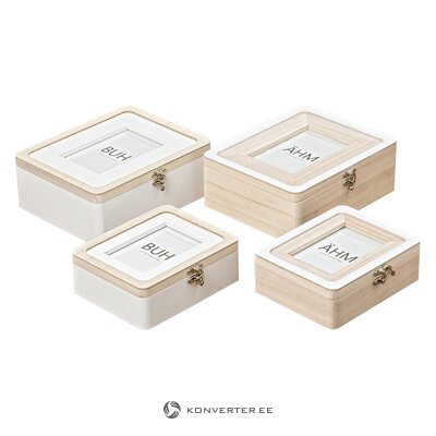 Storage box set 4 pcs (renee) whole, in a box