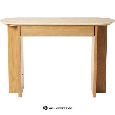 Vaaleanruskea konsolipöytä (zumi) kosmeettisilla virheillä