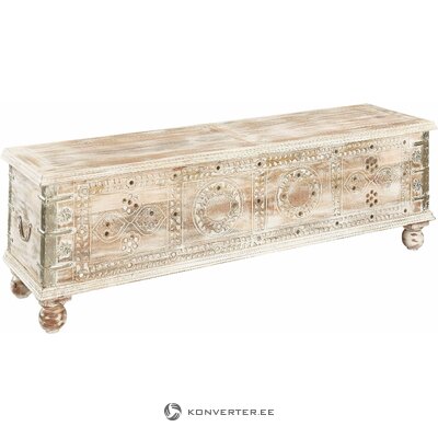 An antique-looking acacia wooden dresser mahar intact