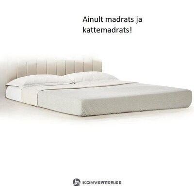 Gaiši bēša kontinentālā gulta (līvija) 200x200 salauzta
