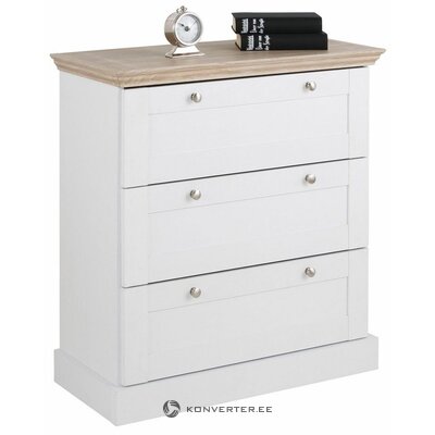 Scandinavian style chest of drawers with 3 drawers