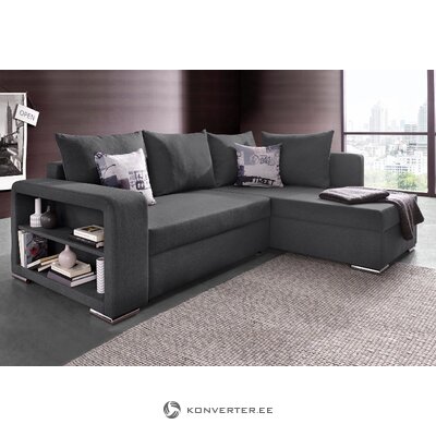 Anthracite corner sofa bed john whole