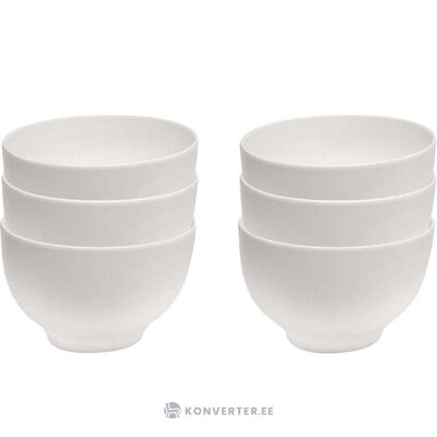 Valkoiset murokulhot perus (villeroy &amp; boch) 6 kpl