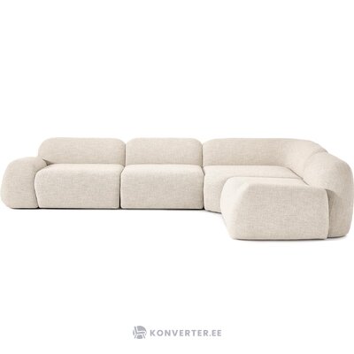 Beige modulaarinen kulmasohva (wolke)