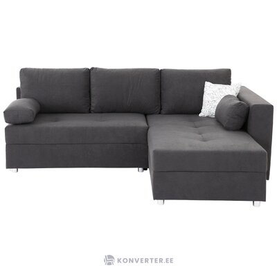 Pilka kampinė sofa-lova (Italija) dėžutėje, nepažeista