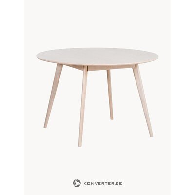 Light solid wood dining table yumi (rw) intact