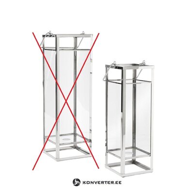 Silver Lantern Set 2-Piece (Nathan)