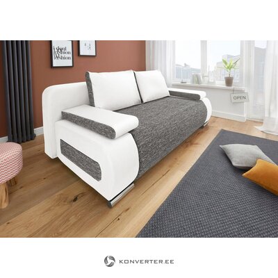 Baltai pilka miegamoji sofa (Moritz 2)