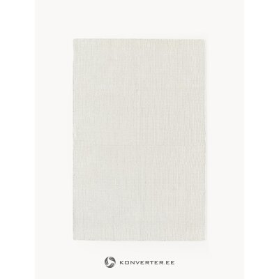 Valkoinen lyhyt nukkamatto (paju) 200x300